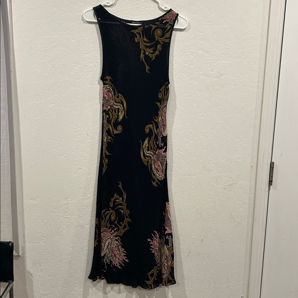 90s Vintage Betsey Johnson Tattoo Dragon Dress ASO Monica Geller Friends - Picture 2 of 5